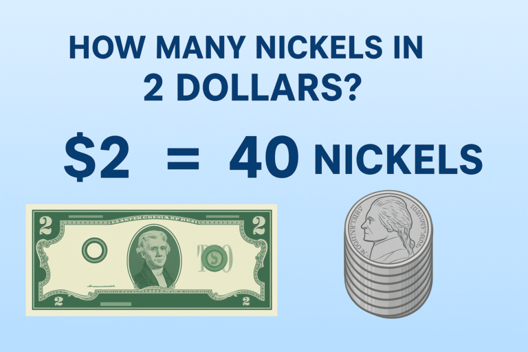 How Many Nickels in 2 Dollars