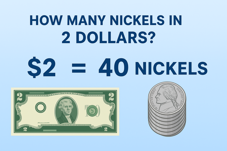 How Many Nickels in 2 Dollars